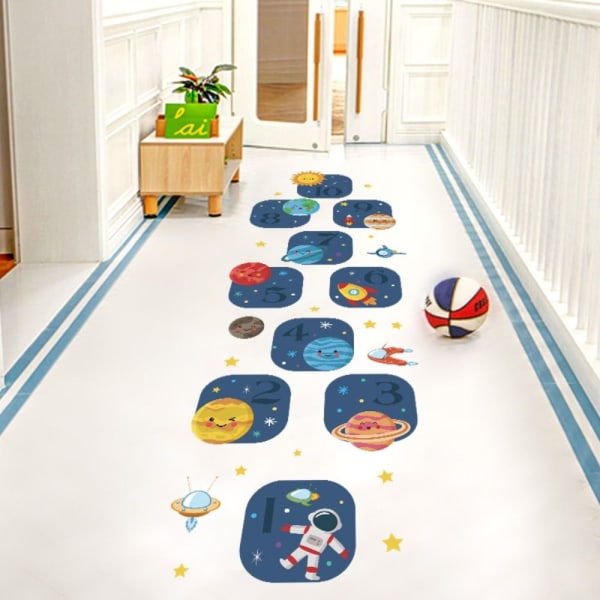 Hopscotch Game Floor Stickers 4 4 4