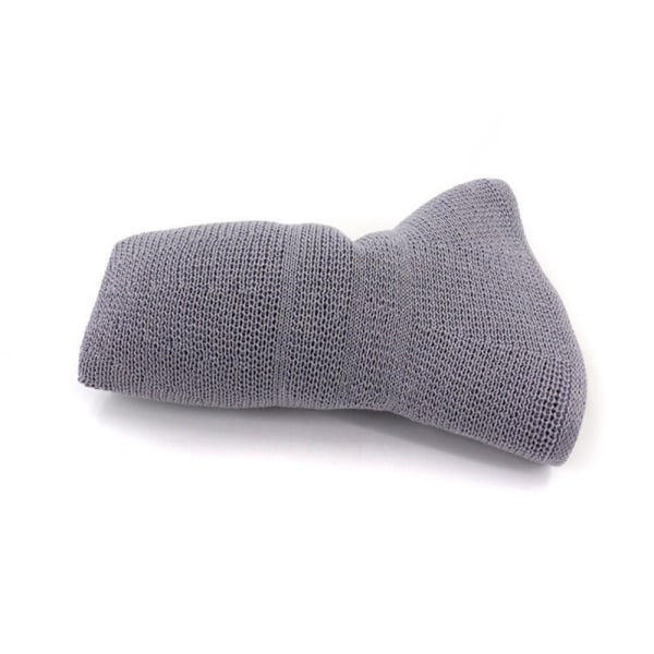 Halloween heksehat Lang spidshat LYSEGÅ light grey