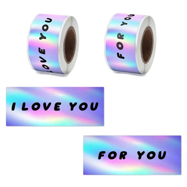 240 KPL Kiitostarrat Lasersuljettavat etiketit SET 6 SET 6 Set 6