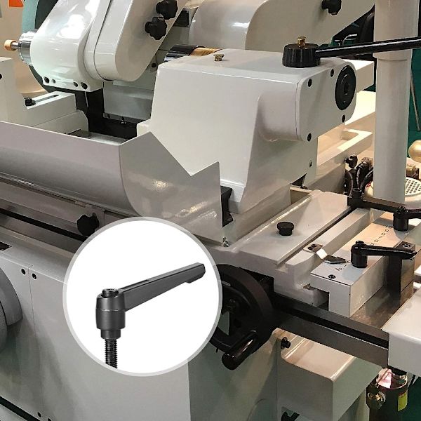 5 stk M6x 25mm Håndtak Justerbar Klemmespak Gjengetrykk