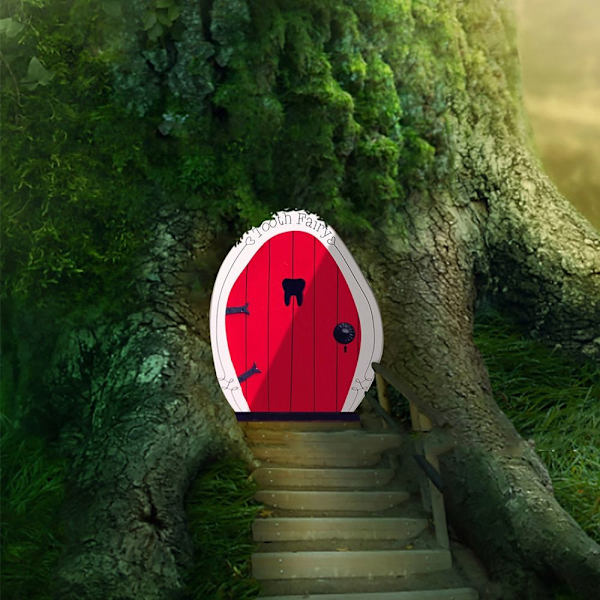 Fairy Gnome Door Miniatyr Elf Door Art Statue 4 4 4