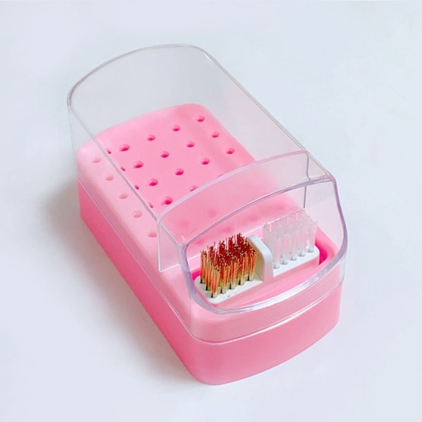 Kynsiporanterän pidike Case PINK Pink
