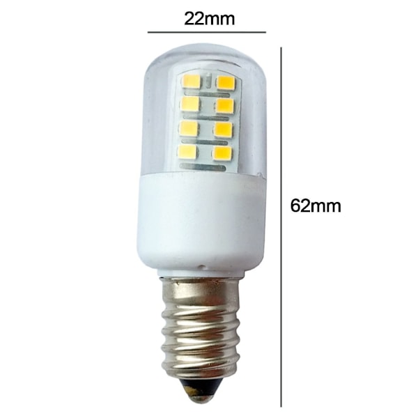 Jääkaapin polttimo Jääkaapin valaistus E12 110V 2.5W E12 110V 2.5W E12 110V 2.5W