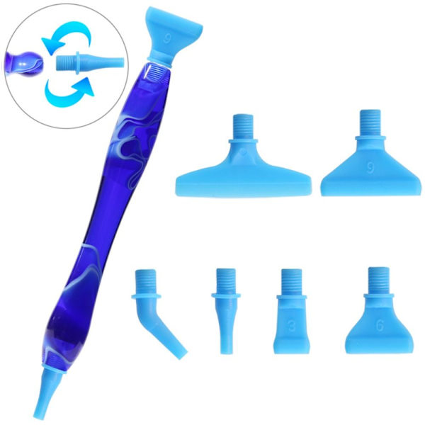 Harts Diamond painting Penna Point Drill Pennor MÖRKLILA Dark Purple