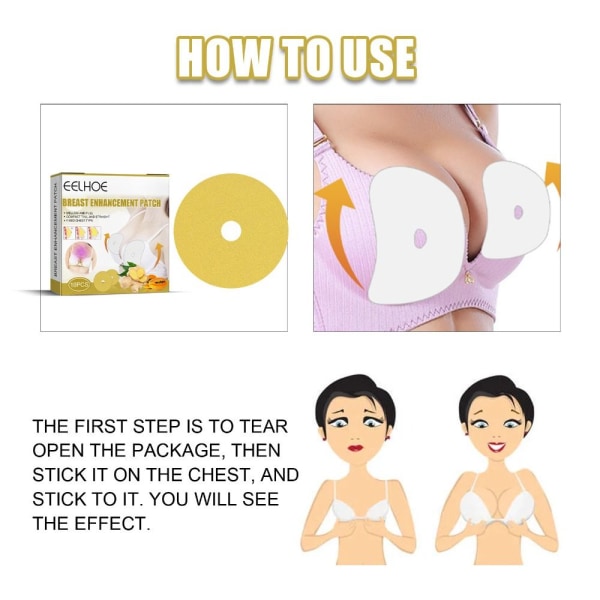 Breast Enhancer Patch Ginger Breast Stickers Rintakoho