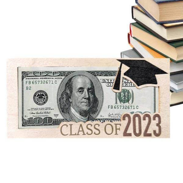 Graduation Money Holders Graduation Card SVART black