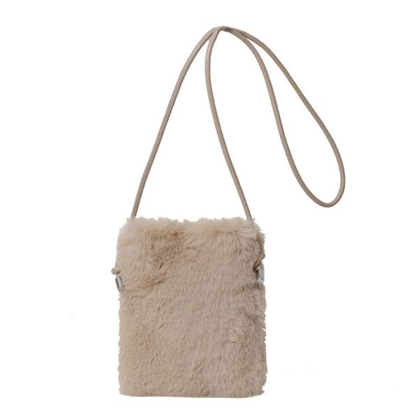 Pehmolaukut Pehmoinen kainalolaukku KHAKI khaki
