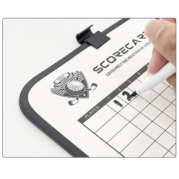 Golf Scorecard Score Sheet Tracking Record