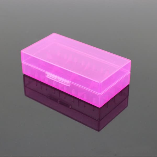 Case 18650 Batterilåda RÖD Red