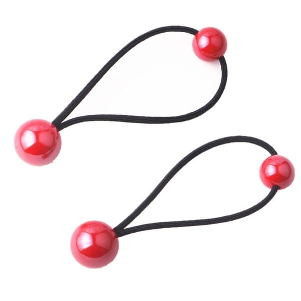 2 stk Hårbånd med bolde Bubble Scrunchie GRØN 2 STK 2 STK Green 2pcs-2pcs