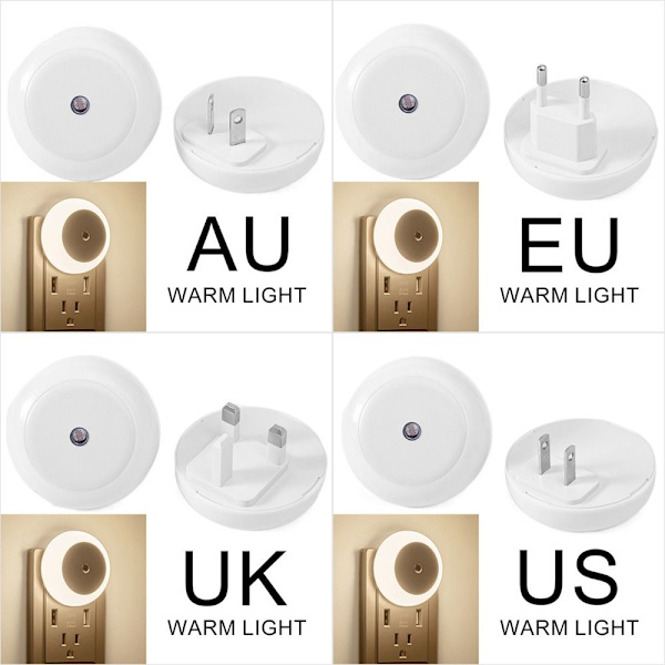 Smart Lights Ljusstyrt induktionsljus VARMT LJUS EU EU warm light EU-EU