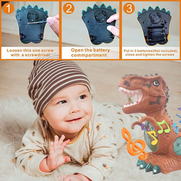 Dinosaur Legetøj Elektrisk Spray Dinosaur Legetøj RØD Red