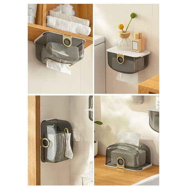Toalettpapirholder Tissue Box GRÅ Grey