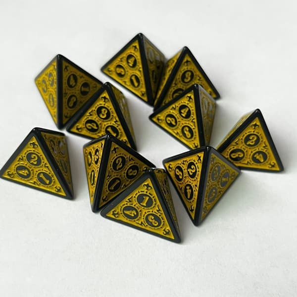 10ST Set Tärningsspel VIT white