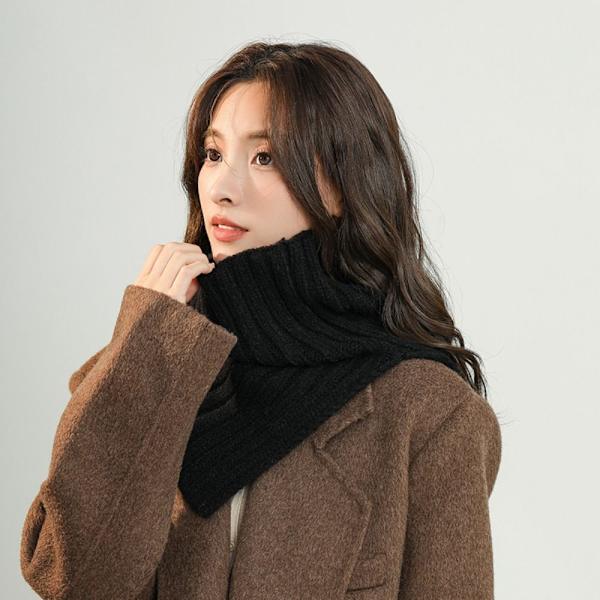 Neulottu huivi Turtleneck KHAKI 2 2 khaki 2-2