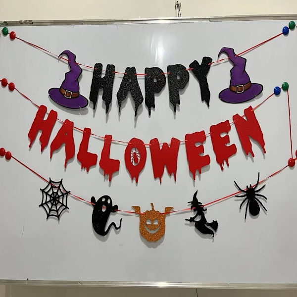 Papper Banner Bunting Flaggor Brev Dra Flagga