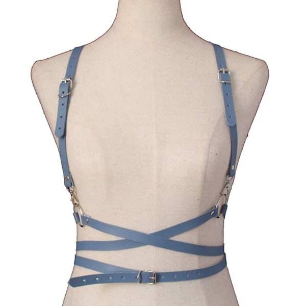 Korkeavyötäröinen vyö Punk Gothic Belts PINK Pink