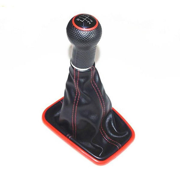 Vaihteenvaihteen nuppi Auton vaihteenvaihdin PUNAINEN 5 SPEED 5 SPEED Red 5 speed-5 speed