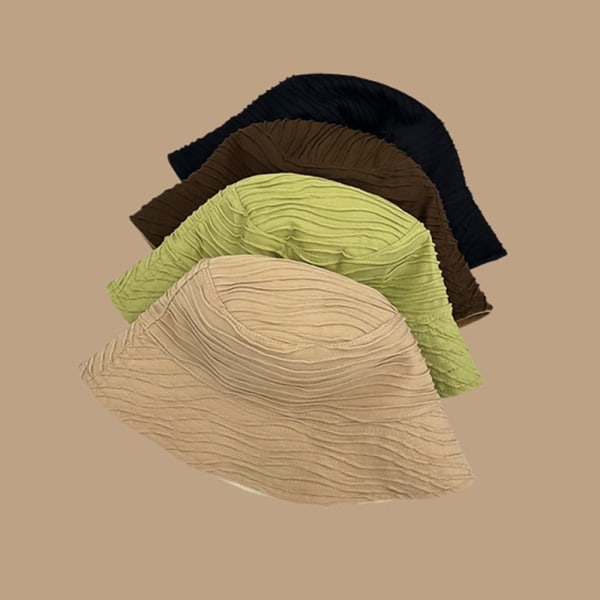 Vändbar Bucket Hat Solskydd KAFFE coffee