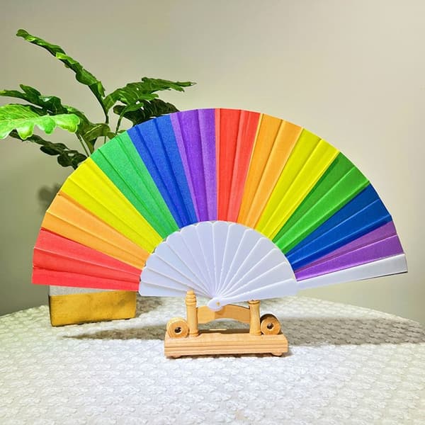 Rainbow Fans Rainbow Hand Fan A A A
