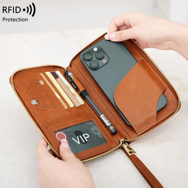 Pass Cover Passport Bag SVART black