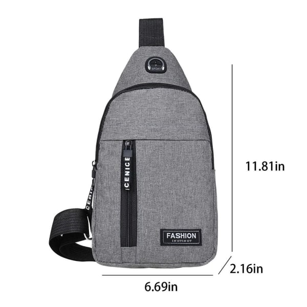 Crossbody Bag Rintapakkaus GREY Grey