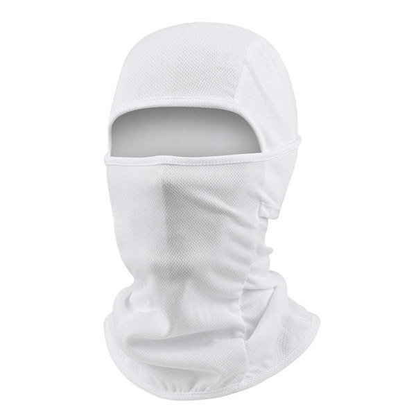 Full Face Cap Pyöräily Balaclava WHITE white