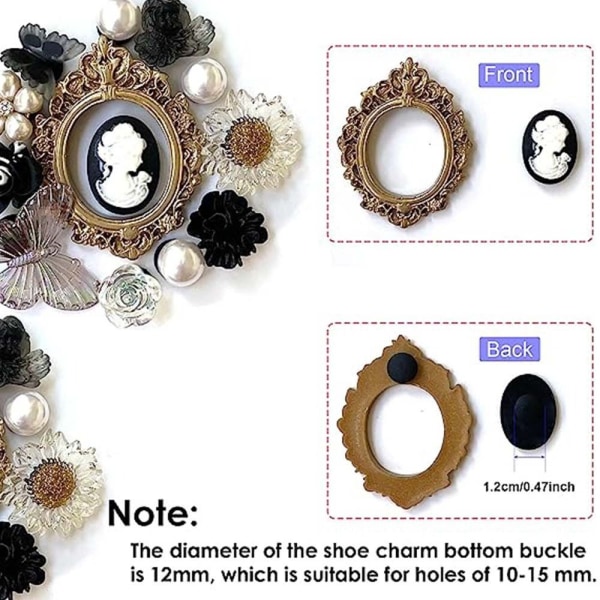 Shoe Charm Kengänkukkakoristelu 2 2 2