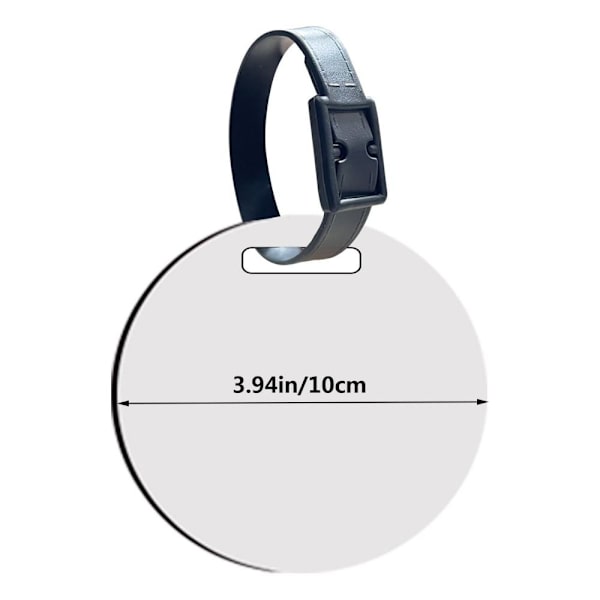 Blank Bagage Tag Identifier Etikett Bagage Identifier