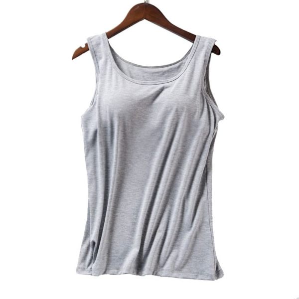 Strap Vest Basic Vest GRÅ L grey L