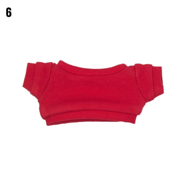 15 cm T-shirt för dockakläder Tecknad docka 6 6 6