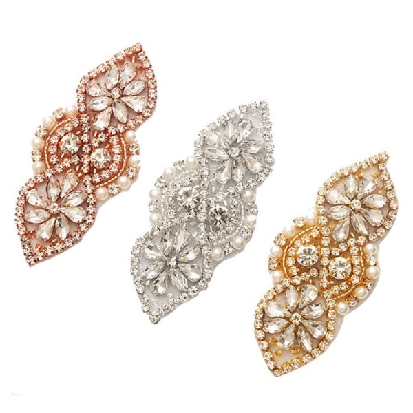 Crystal Decor tekojalokivi applikaatio HOPEAA silver