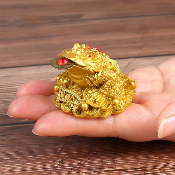 Feng Shui Padde Penger GULL Gold