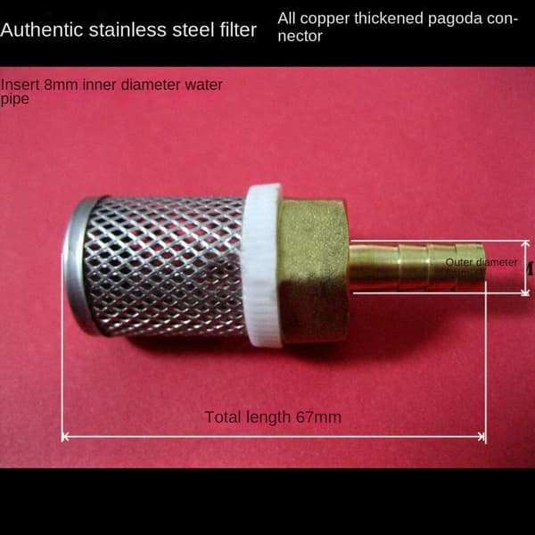 2 stk. Messing Filter Mesh Filter 12MM 12MM 12MM