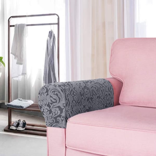 2ST Soffarmstödsöverdrag Cover LJUSGRÅ LJUSGRÅ Light Grey