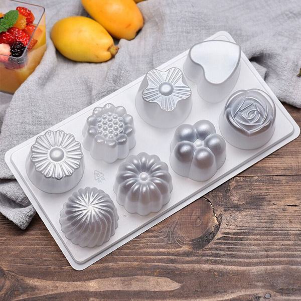 2 Stk Geléform Puddingform Isbiter Stempler