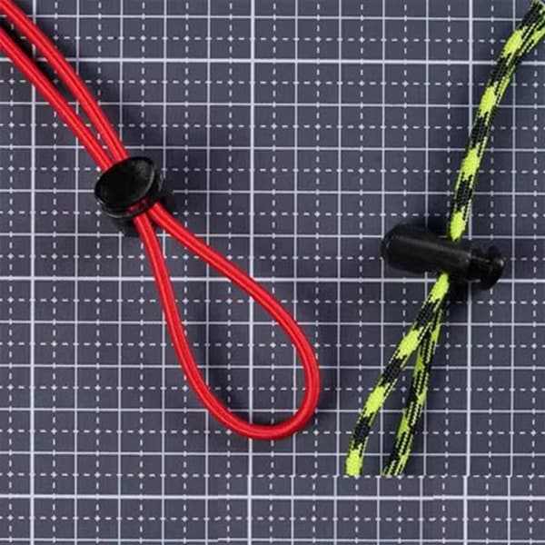 4 stk. webbing stropp spenne glider feste KHAKI Khaki