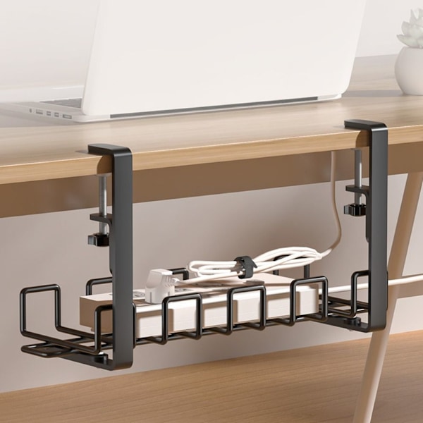 Socket Hang Holder Under Table HVIT white