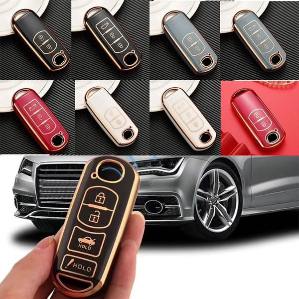 Bilnøglekasse Bilnøgledæksel 3 KNAP SORT 3 KNAP SORT 3 button Black