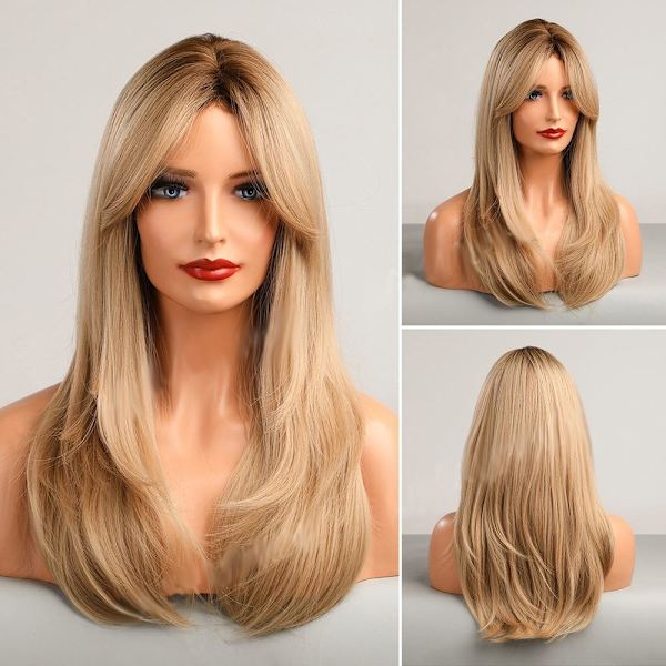Kvinnor Peruk Blond 9 9 9