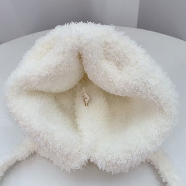 Plys Hat Beanie Cap GRÅ grey