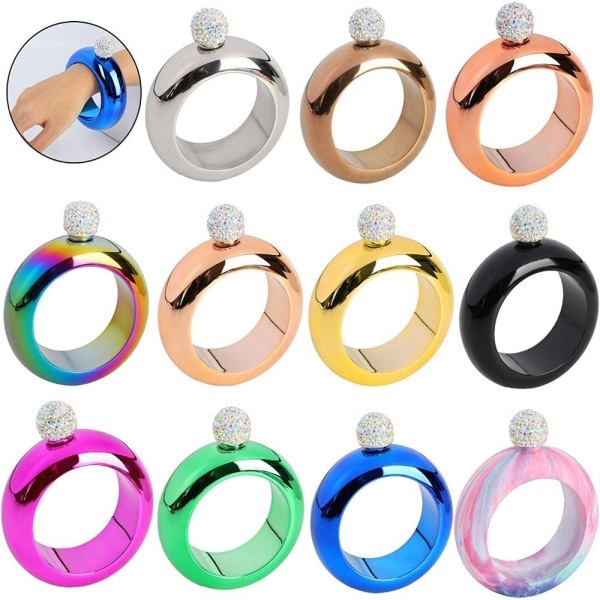 3,5 oz armband vinflaska armband höftkolv MULTICOLOR multicolor
