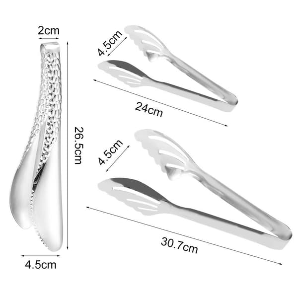 Ruokaklipsi pihviklipsi SILVER S S silver S-S