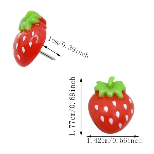 Strawberry Thumbnails Office Binding Offices Ritnålar