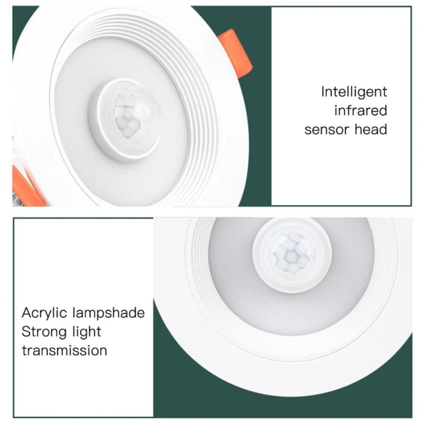 LED Taklys Downlight 7WCOLD HVIT KALD HVIT 7WCold White