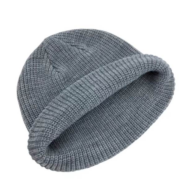 Beanie Hat Strikket Hue SORT Black