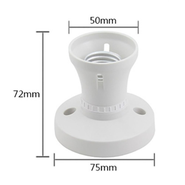 E27 Lampeholder E27 Adapter B B B