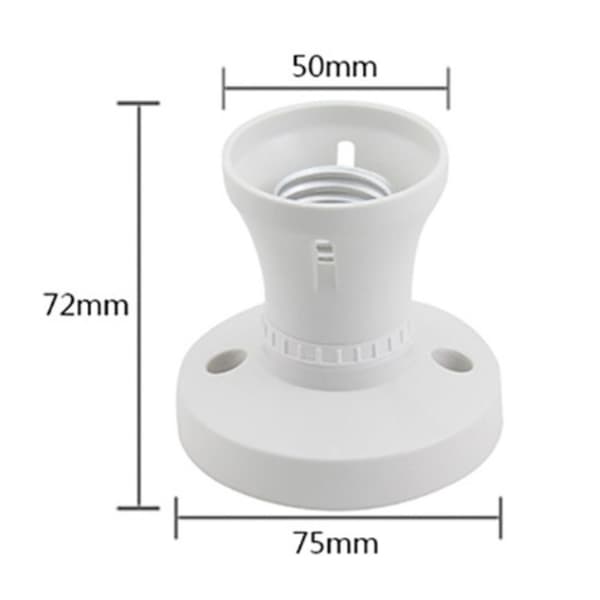 E27 Lamphållare E27 Adapter B B B