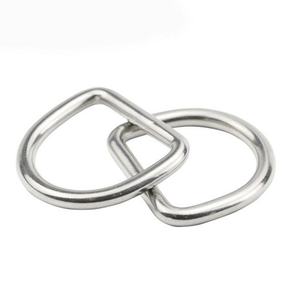 15stk D Ring Halvrund Metallring 4X40X37MM 4x40x37mm