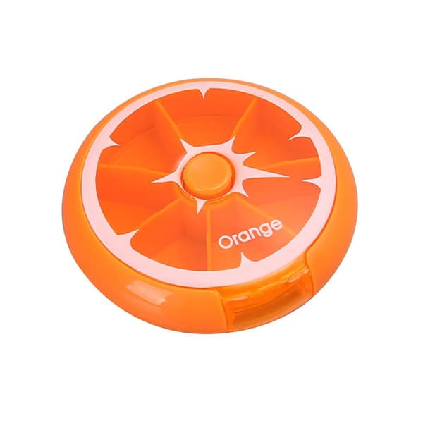 Piller Organizer Pill Box ORANGE orange